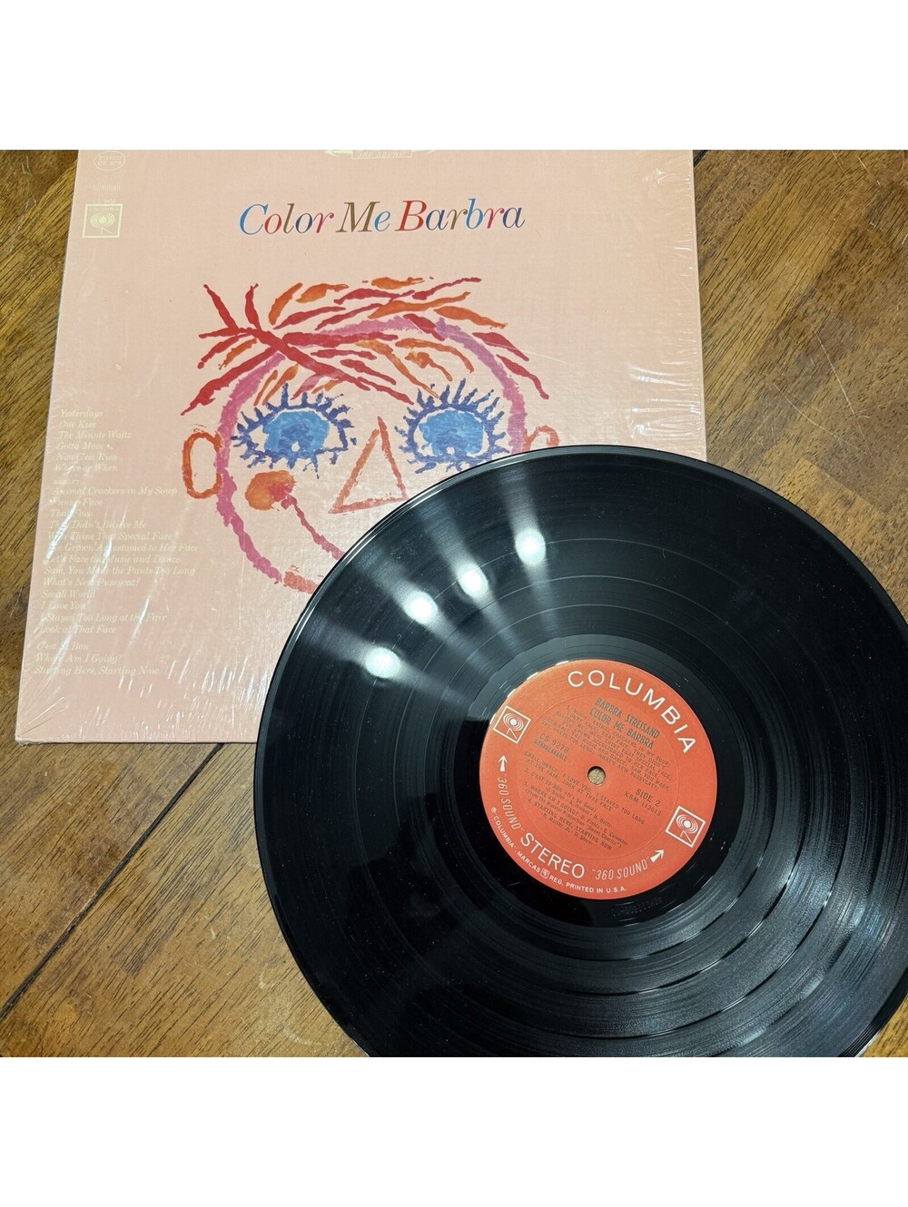 Barbra Streisand Color Me Barbra LP 1966 Columbia CS 9278 360 Sound Stereo